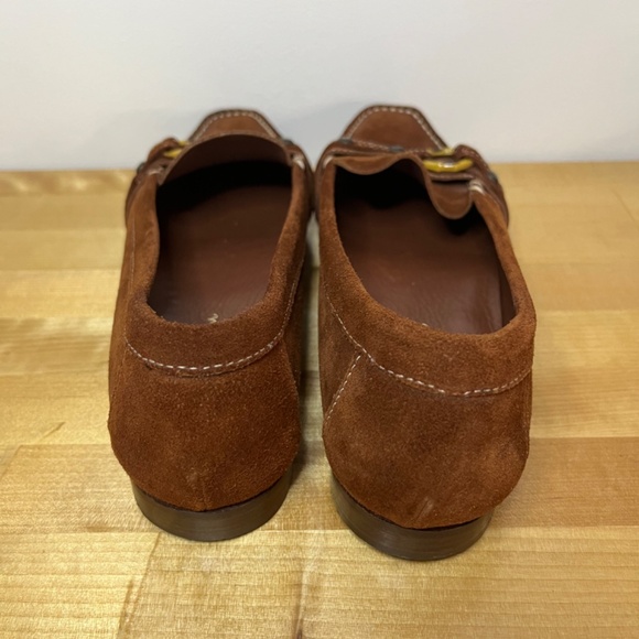 Cole Haan suede Loafers Brown flats Size 7.5 B Made In Italy Preppy slide on - Picture 8 of 13